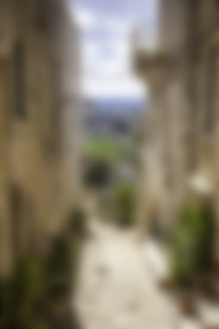 Vistas over the Valle d'Itria from the streets of Cisternino.