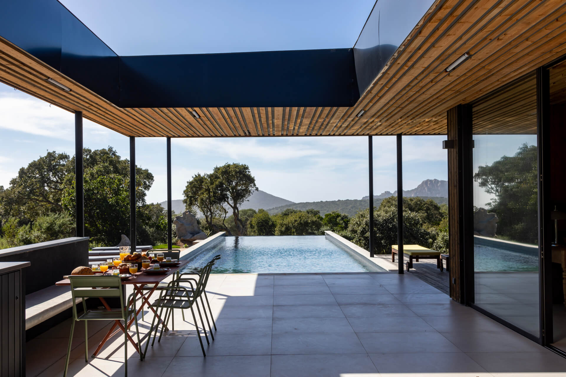 Modern design villas Corsica