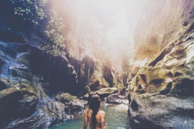 Bali Adventure Tour: Hidden Canyon Trekking, Goa Gajah Temple and More – Full Day