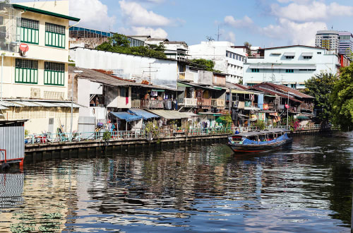 Khlongs by boat