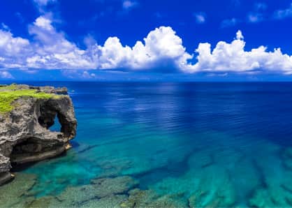 okinawa bus tour aquarium kouri island ryukyu village full day