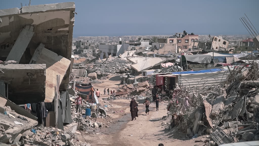 The ruins of Gaza after Israeli airstrikes. Photo by Jaber Jehad Badwan. The ruins of Gaza after Israeli airstrikes. Photo by Jaber Jehad Badwan.