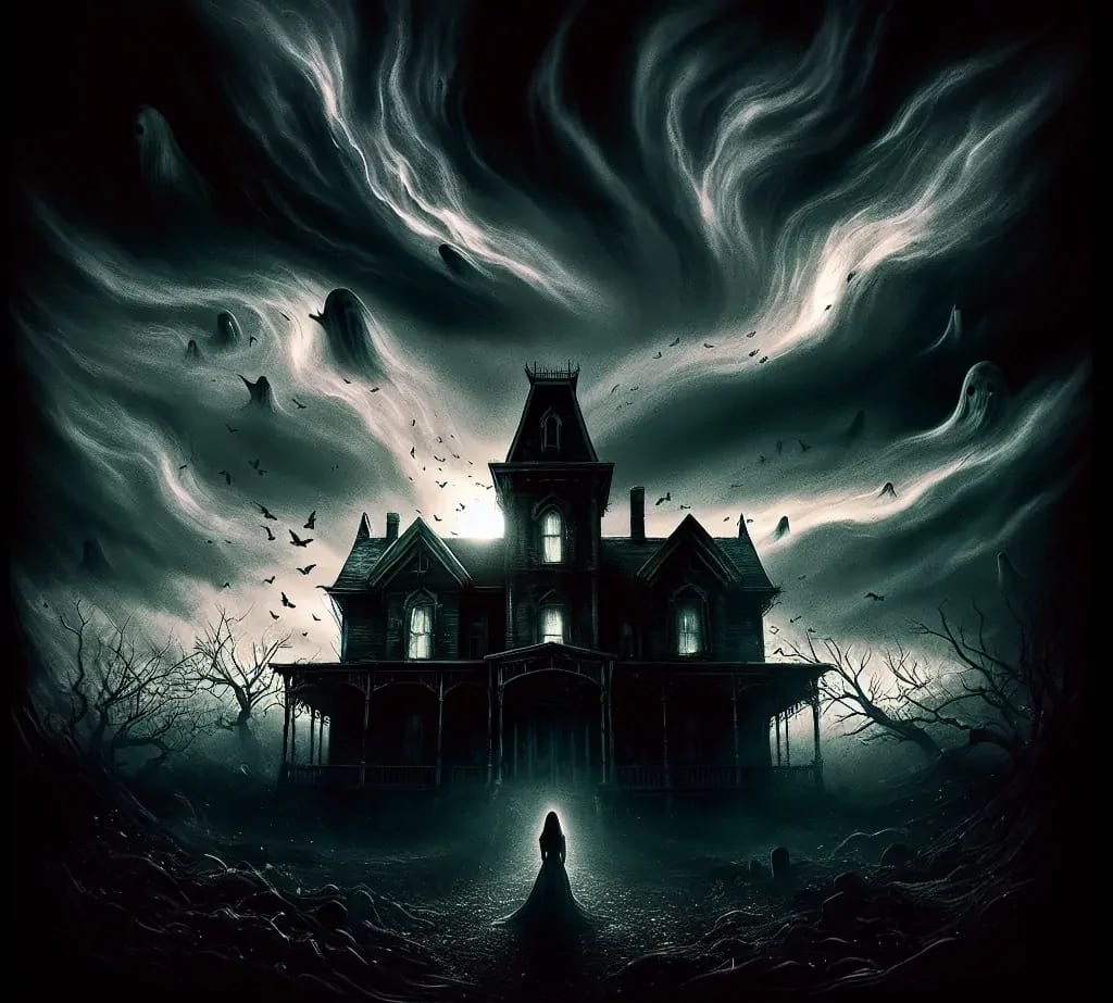 AI representation of the Smurl family home in Pennsylvania, site of the haunting that inspired Last Rites. AI representation of the Smurl family home in Pennsylvania, site of the haunting that inspired Last Rites.