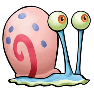 Gary the Snail. Photo by Nickelodeon. Gary the Snail. Photo by Nickelodeon.