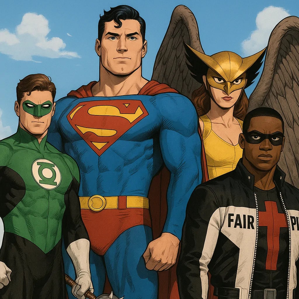 The expanded DC Universe heroes featured in Superman 2025. The expanded DC Universe heroes featured in Superman 2025.