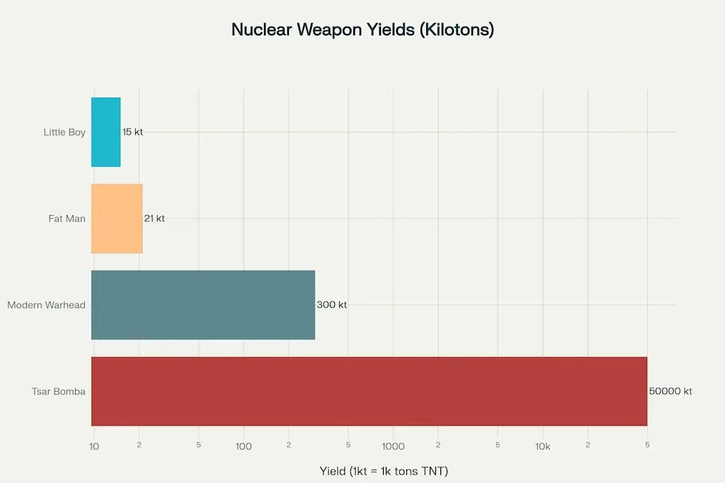 Nuclear Weapon Yield Comparison. Nuclear Weapon Yield Comparison.