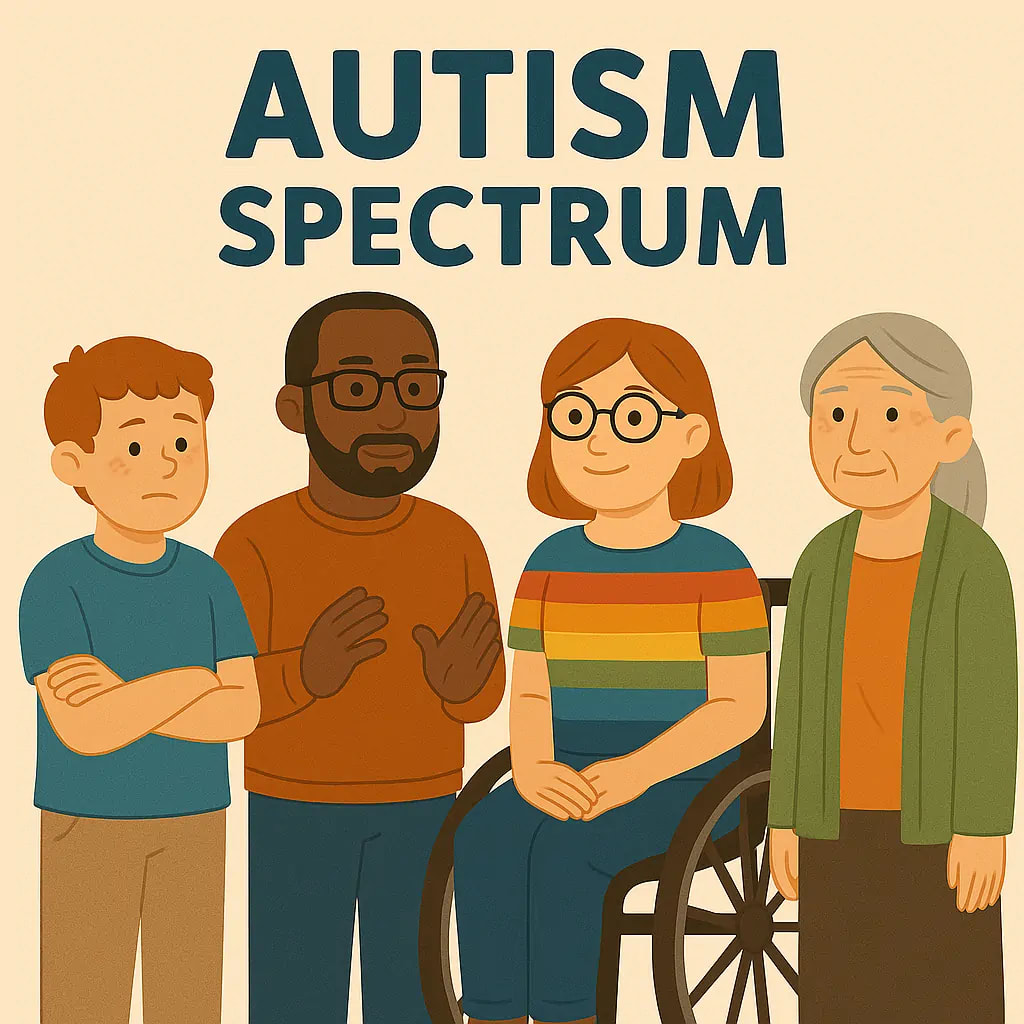 Diversity across the autism spectrum - representing all ages, ethnicities, and genders. Diversity across the autism spectrum - representing all ages, ethnicities, and genders.
