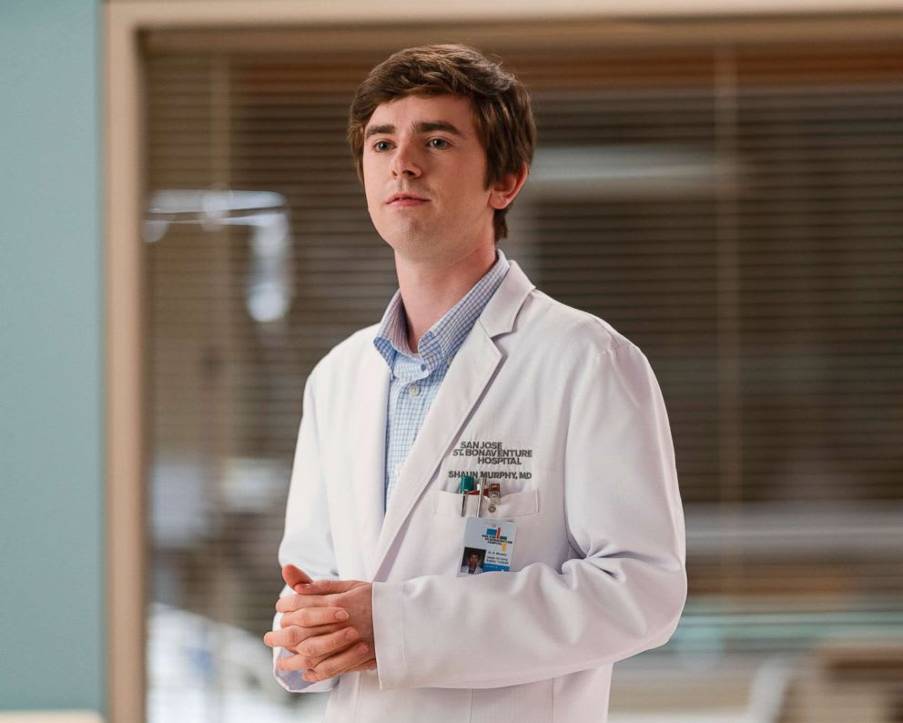 Freddie Highmore as Dr. Shaun Murphy, the lead character in 'The Good Doctor' television series. Photo by David Bukach/ABC. Freddie Highmore as Dr. Shaun Murphy, the lead character in 'The Good Doctor' television series. Photo by David Bukach/ABC.