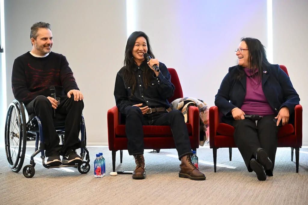 Panelists discuss the representation and inclusion of disabled individuals in the entertainment industry. Photo courtesy of Invision for The Television Academy. Panelists discuss the representation and inclusion of disabled individuals in the entertainment industry. Photo courtesy of Invision for The Television Academy.