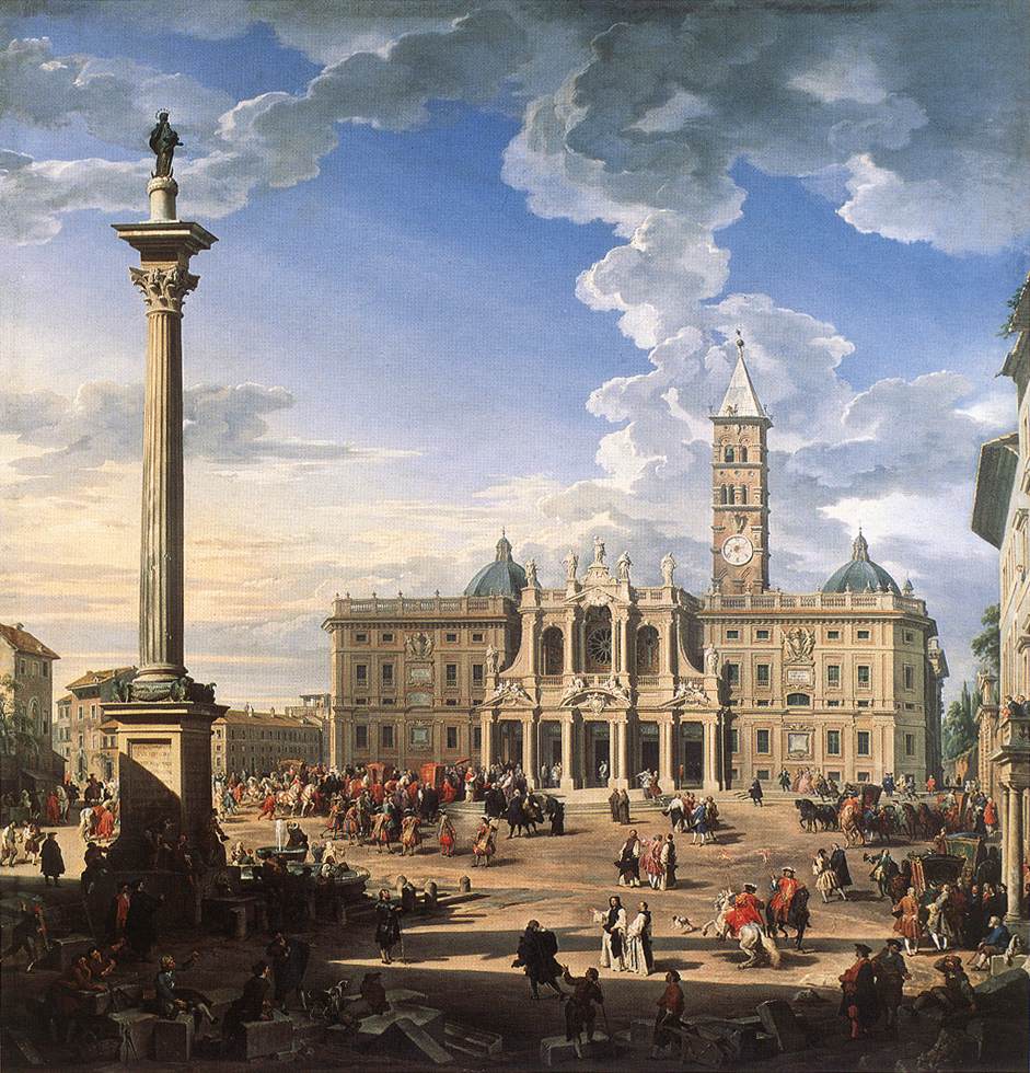 The Piazza and Church of Santa Maria Maggiore, by Giovanni Paolo Panini. The Piazza and Church of Santa Maria Maggiore, by Giovanni Paolo Panini.