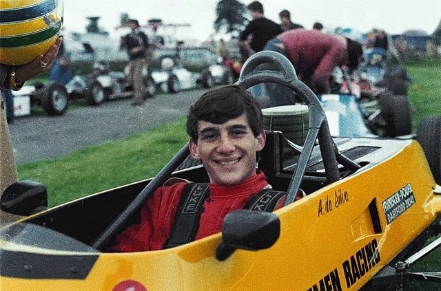 Senna won the 1981 British Formula Ford Championship with Van Diemen. Photo by Instituto Ayrton Senna. Senna won the 1981 British Formula Ford Championship with Van Diemen. Photo by Instituto Ayrton Senna.