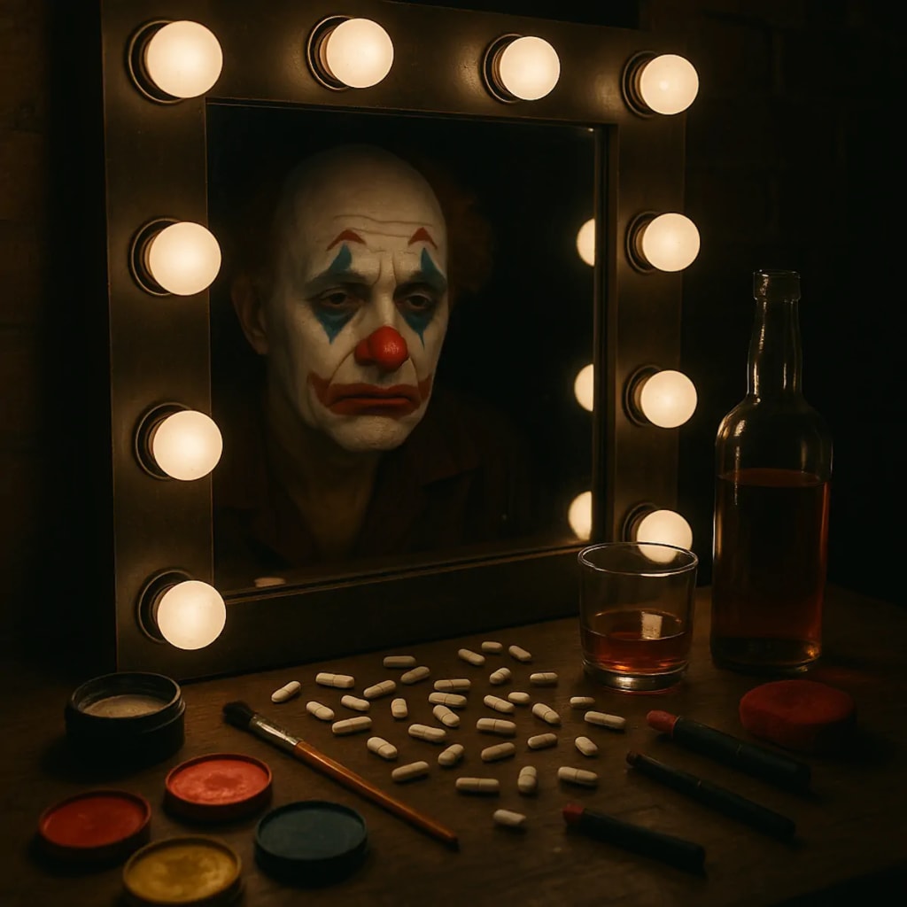 The hidden struggles and coping mechanisms of entertainment industry performers. The hidden struggles and coping mechanisms of entertainment industry performers.