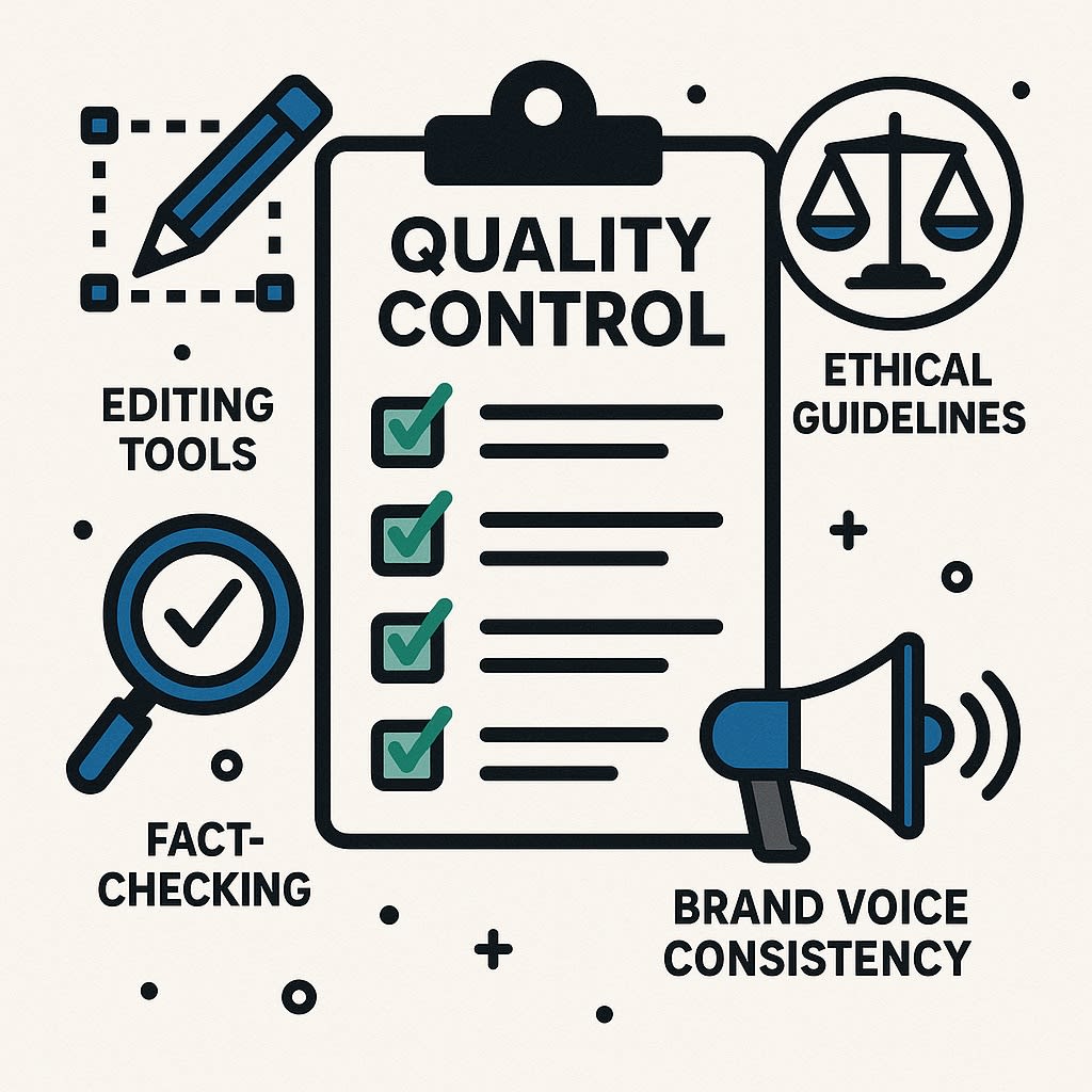 Quality control and best practices for AI-generated content. Quality control and best practices for AI-generated content.
