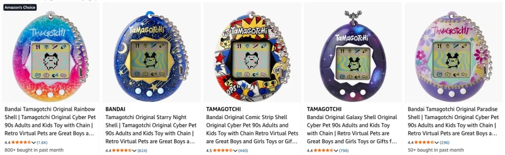 Tamagotchi Original on Amazon. Tamagotchi Original on Amazon.