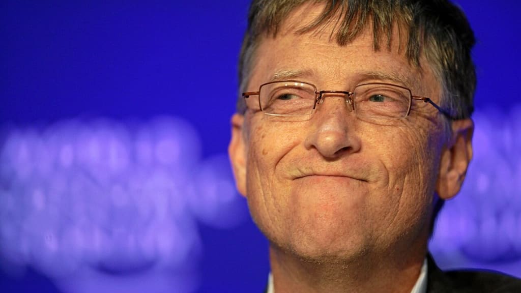 The $1.2 trillion question: What if Bill Gates never sold his Microsoft shares or donated his fortune? Photo by the World Economic Forum.