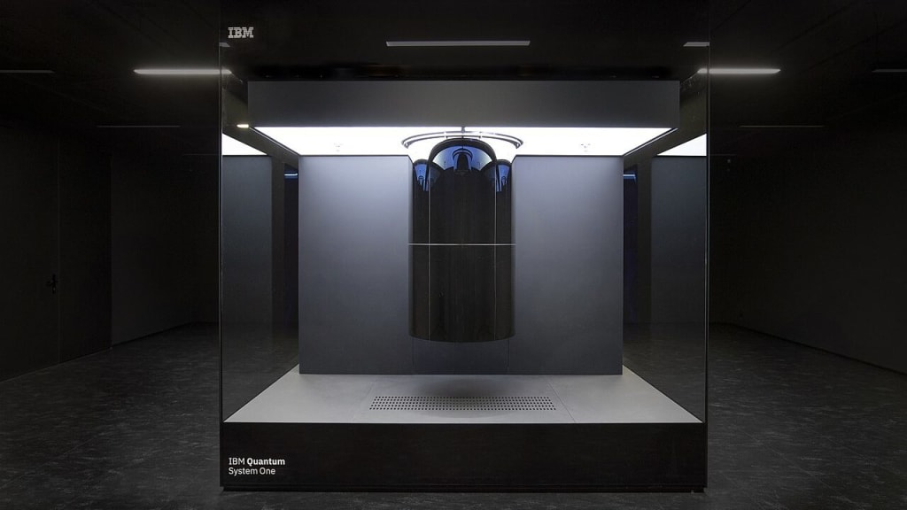 Quantum System One, a quantum computer by IBM from 2019 with 20 superconducting qubits. Photo by IBM Research.