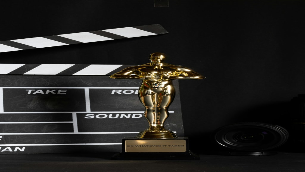 Academy Award (Oscars) scene with clapper board. Photo by Mirko Fabian.