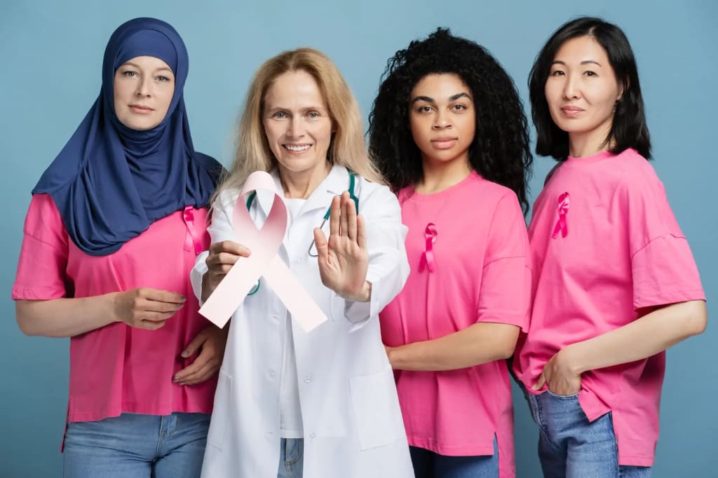 Global breast cancer awareness: Beyond the pink ribbon, a comprehensive guide to real care and early detection.