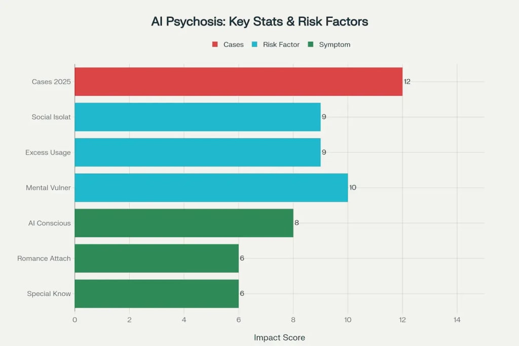 Key statistics and timeline of the AI psychosis phenomenon. Key statistics and timeline of the AI psychosis phenomenon.