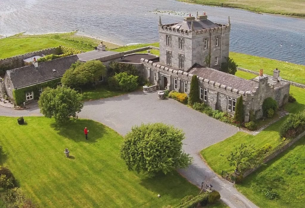 Private Castle accommodation in Kilcolgan, Ireland. Photo by host Karen/Airbnb. Private Castle accommodation in Kilcolgan, Ireland. Photo by host Karen/Airbnb.