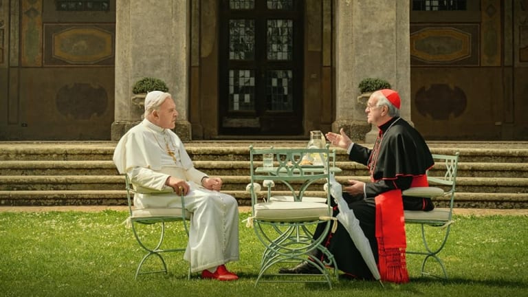 The Two Popes. Photo by Netflix.