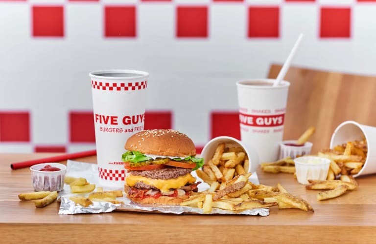 The Five Guys history and success: How a family's $70,000 gamble built a global burger empire through revolutionary marketing. Photo courtesy Five Guys.