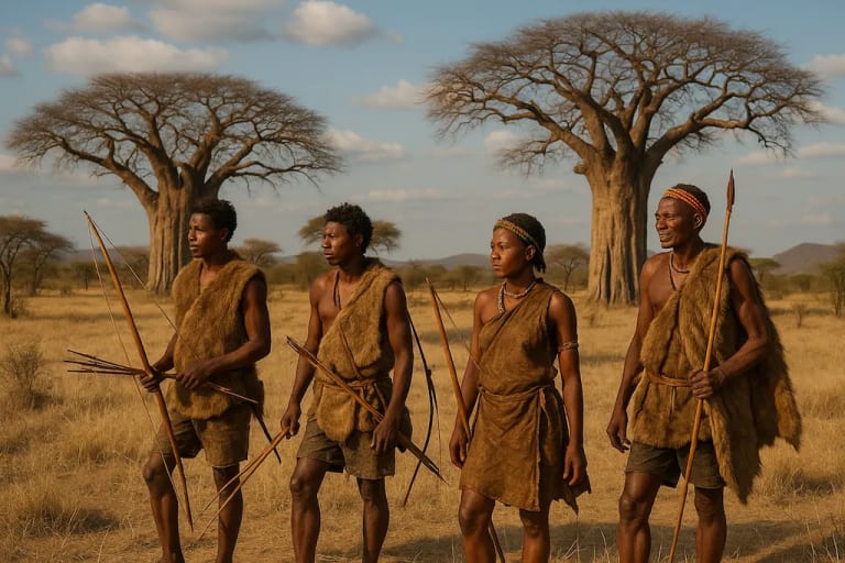 The Hadza tribe: Unravelling the secrets of Tanzania's last click-speaking hunter-gatherers. The Hadza tribe: Unravelling the secrets of Tanzania's last click-speaking hunter-gatherers.