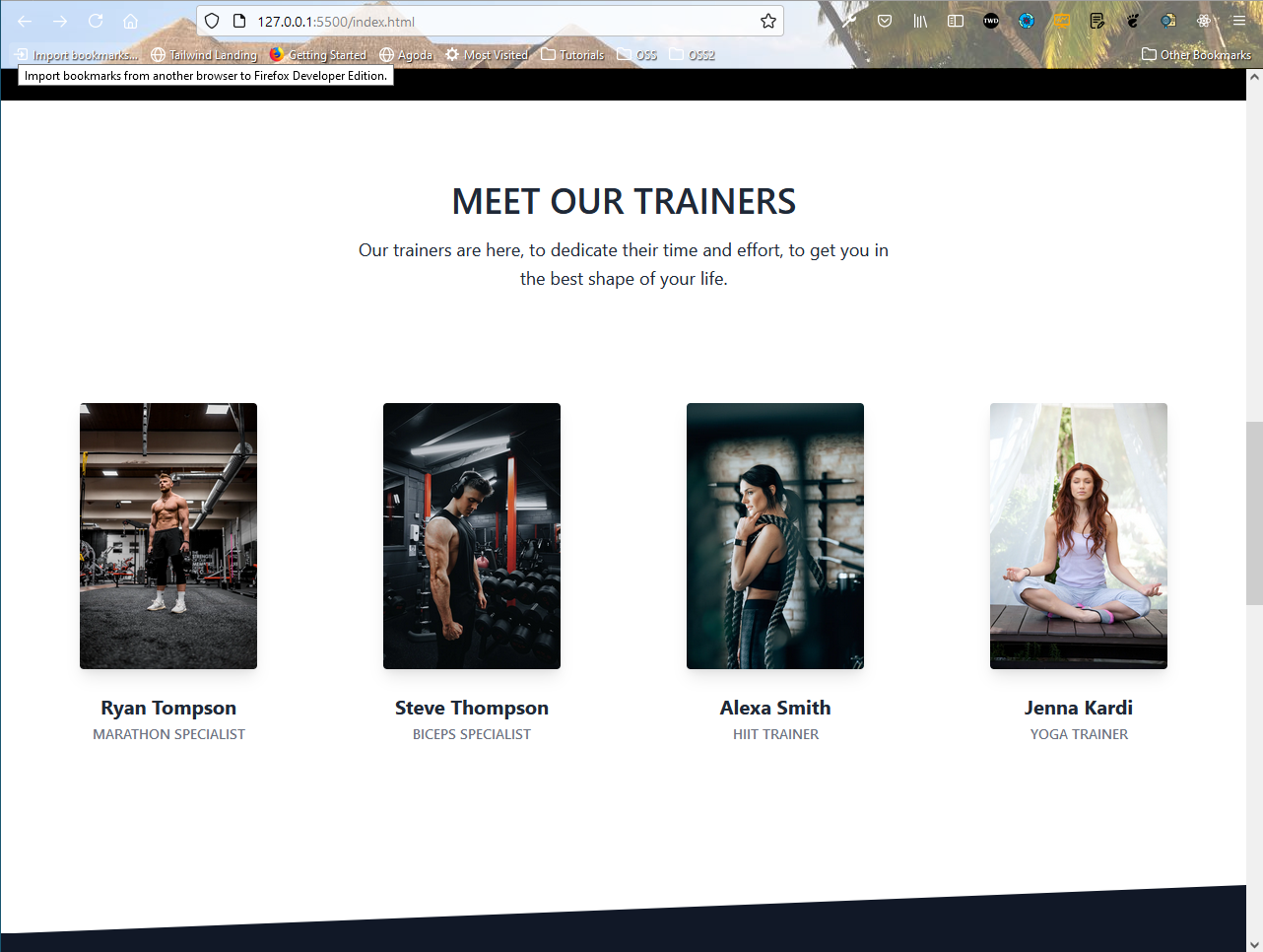 Gym Site