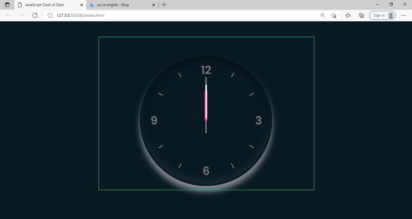 Analog Clock