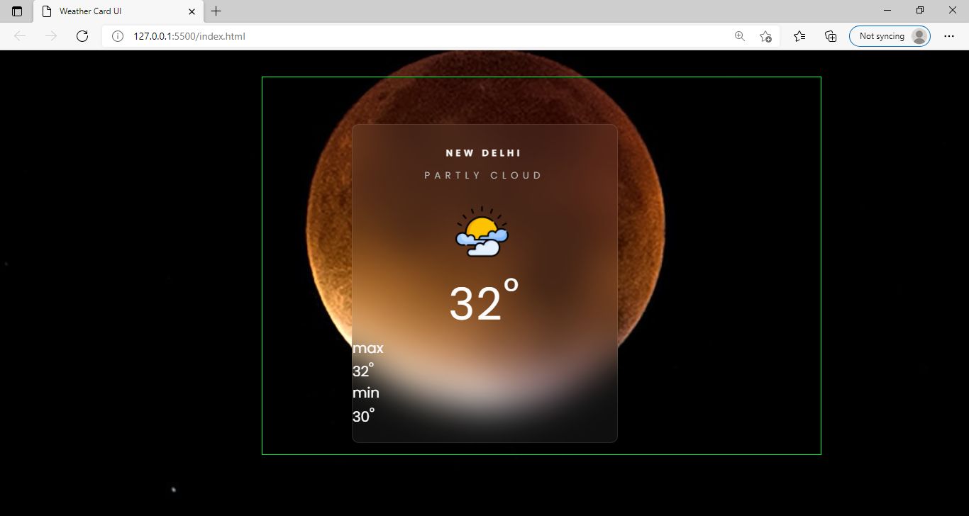 Weather Site