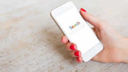 Percentage of Searches on Mobile devices