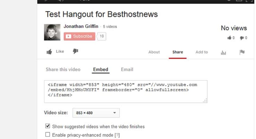 Youtube embed.