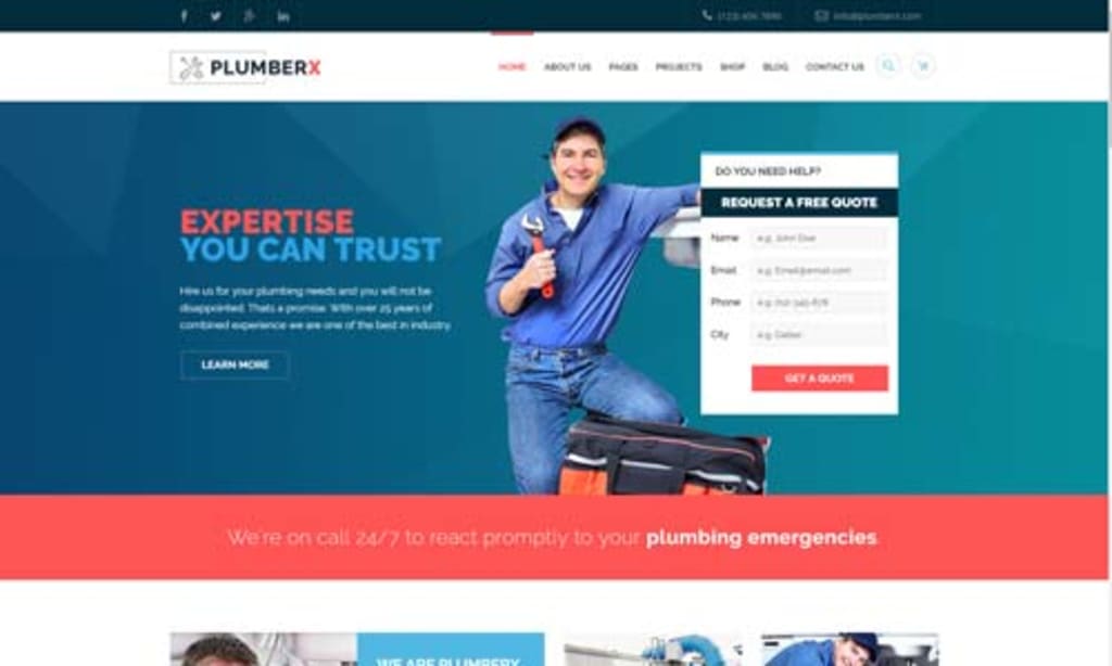 Plumber Theme.