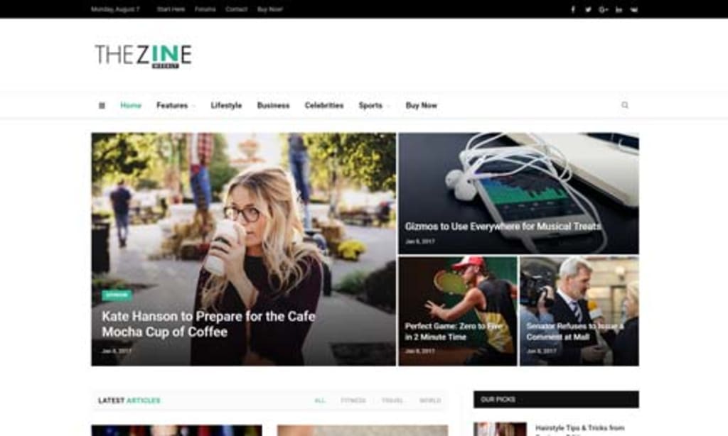 SmartMag Theme.