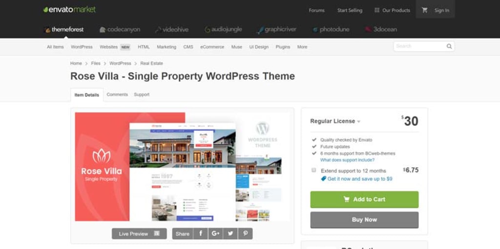 Premium WordPress themes at ThemeForest.