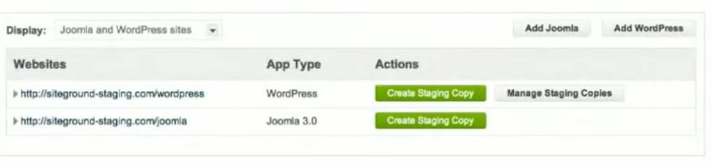 Staging tool.