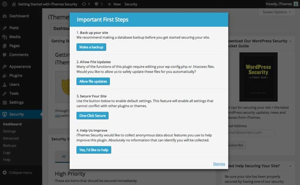 Important first steps.