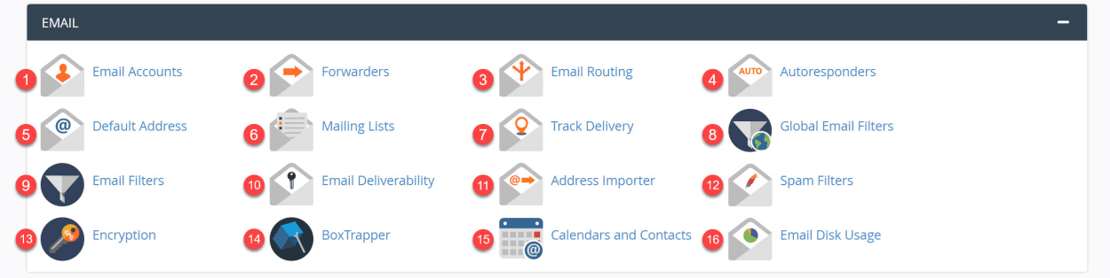 cPanel Email Panel