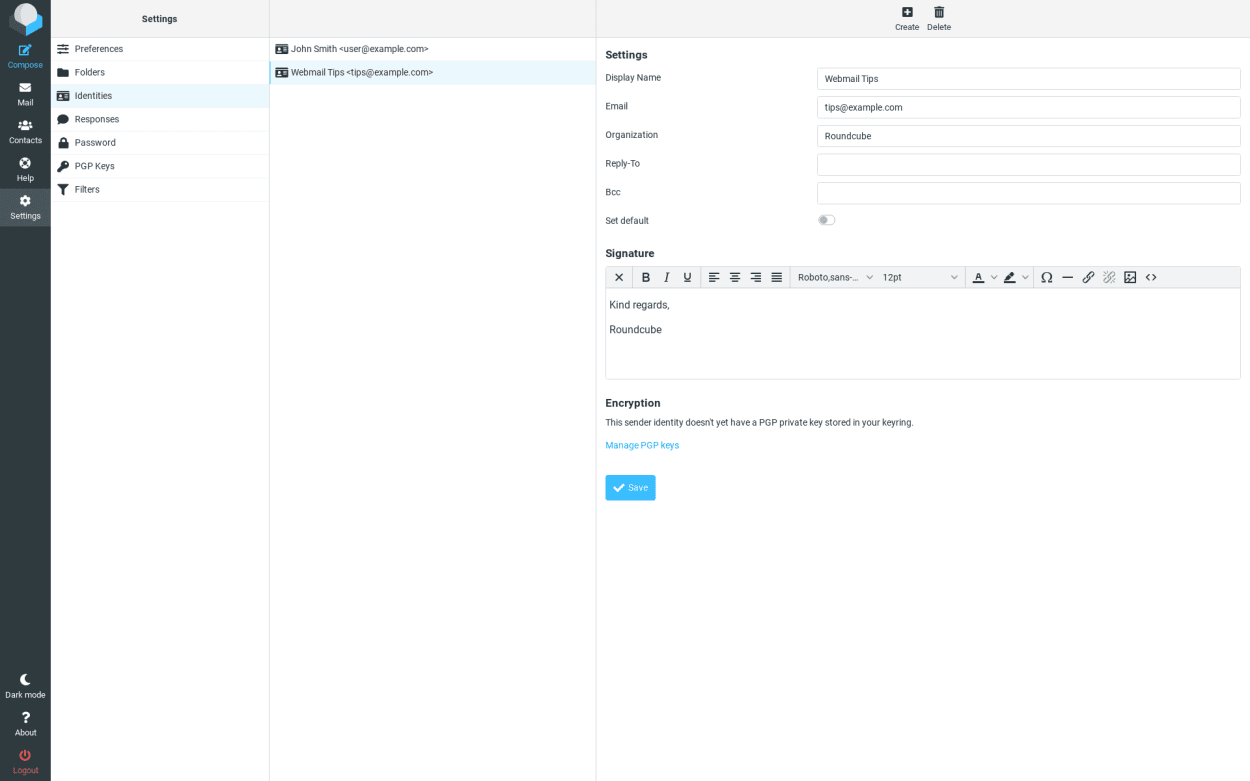 squirrelmail vs roundcube