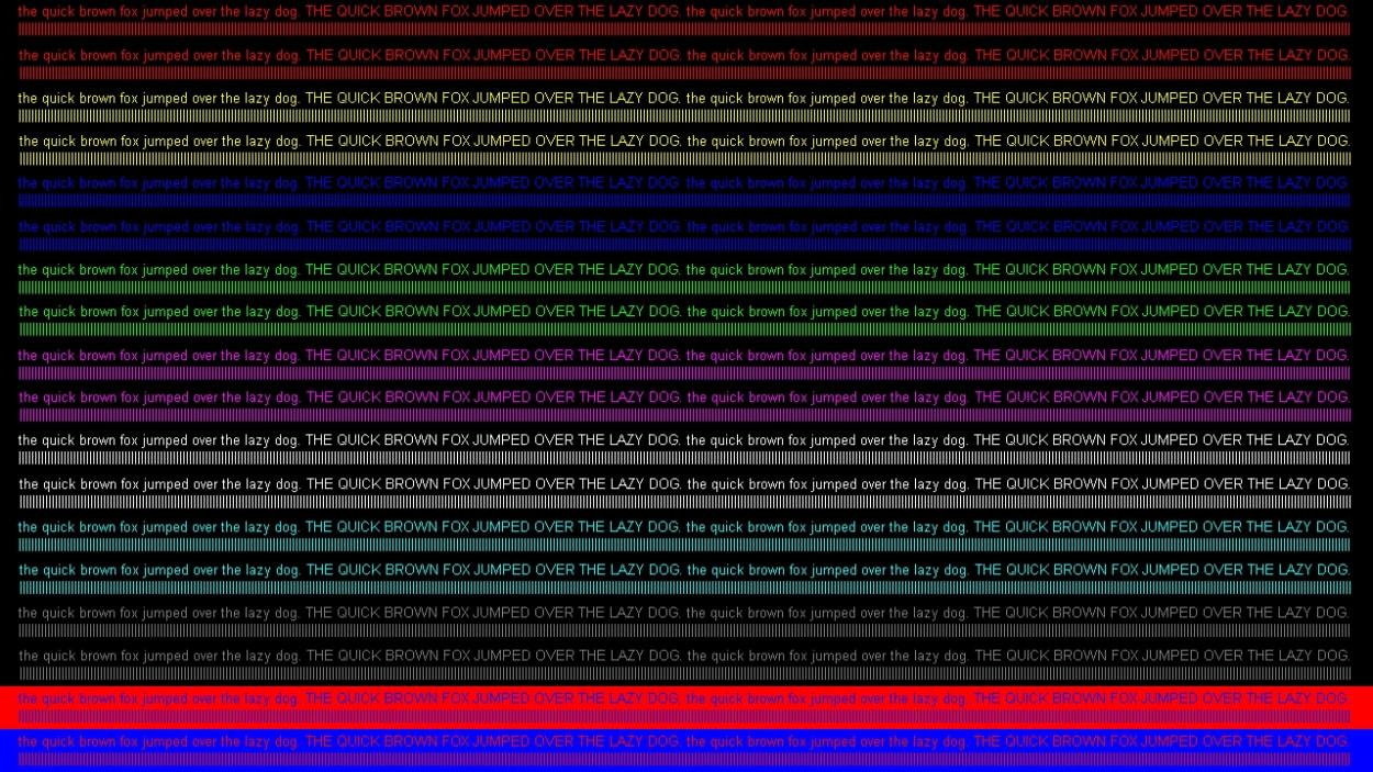 JPEG subsampling Gamma Error Test Image - subsampled at 4:2:0 and zoomed.