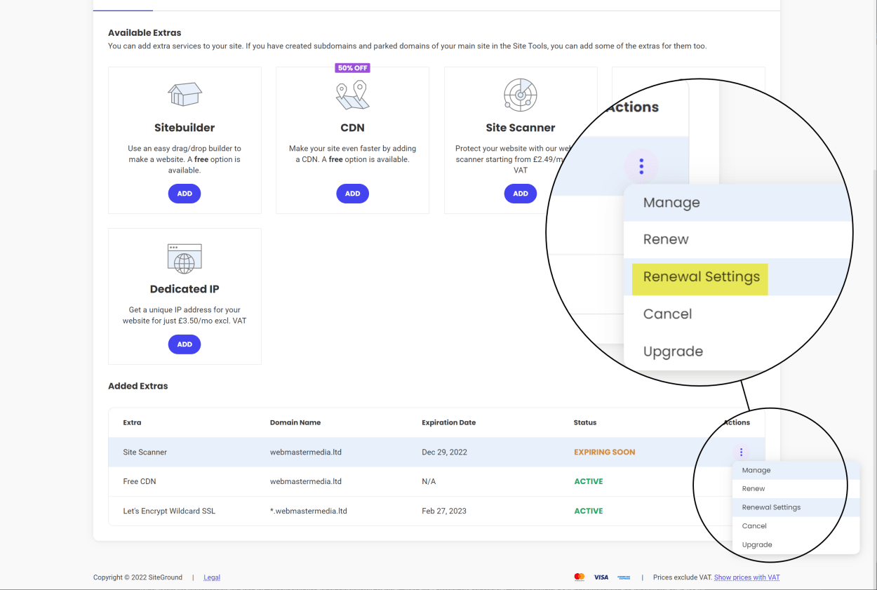 TMD Hosting Client area login