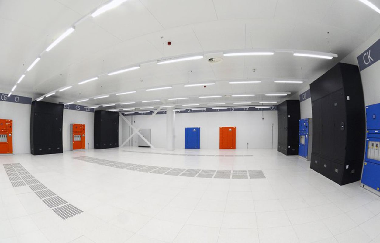 Softlayer data center inside.