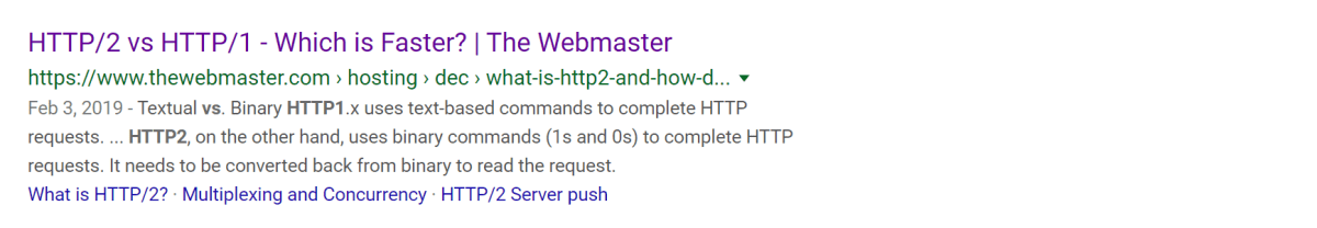 Breadcrumbs in SERPs. Breadcrumbs in SERPs.