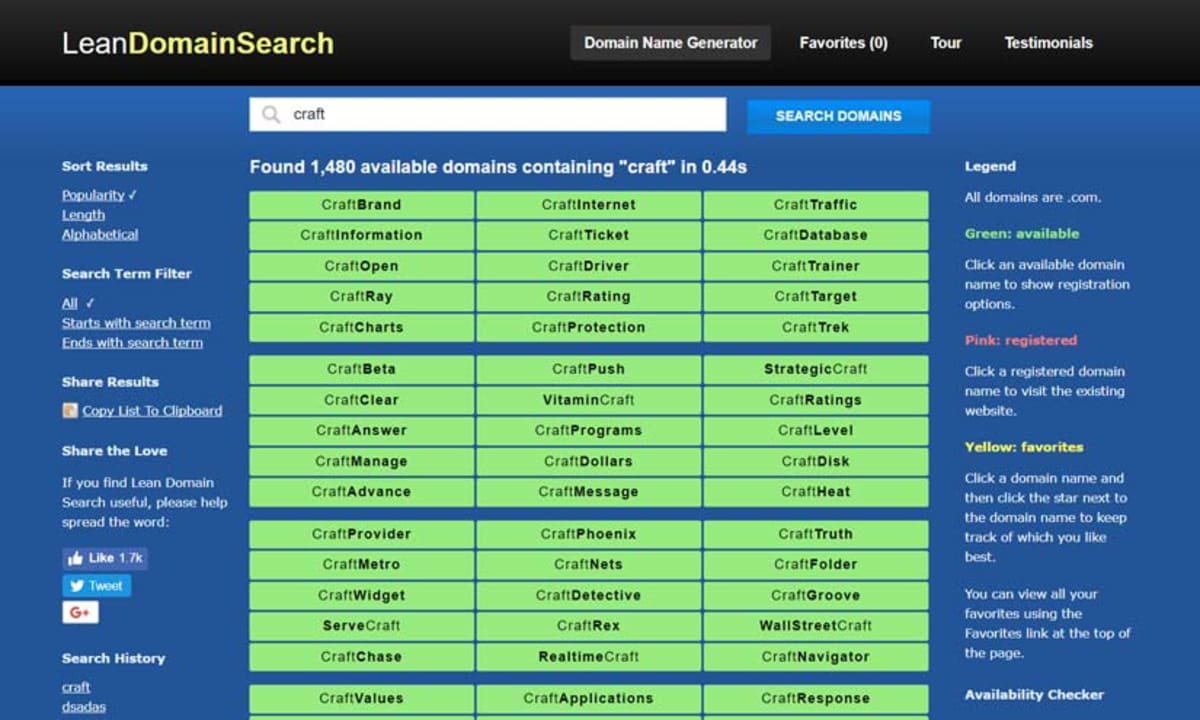 Lean Domain Search Example Search for 'Craft'. Lean Domain Search Example Search for 'Craft'.
