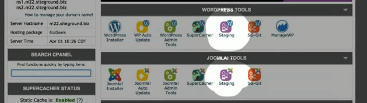 Staging tool. Staging tool.