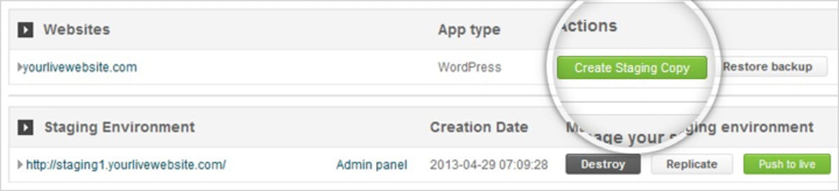 Create stating copy. Create stating copy.