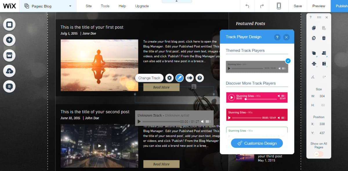 Your track will be inserted into your website. Your track will be inserted into your website.