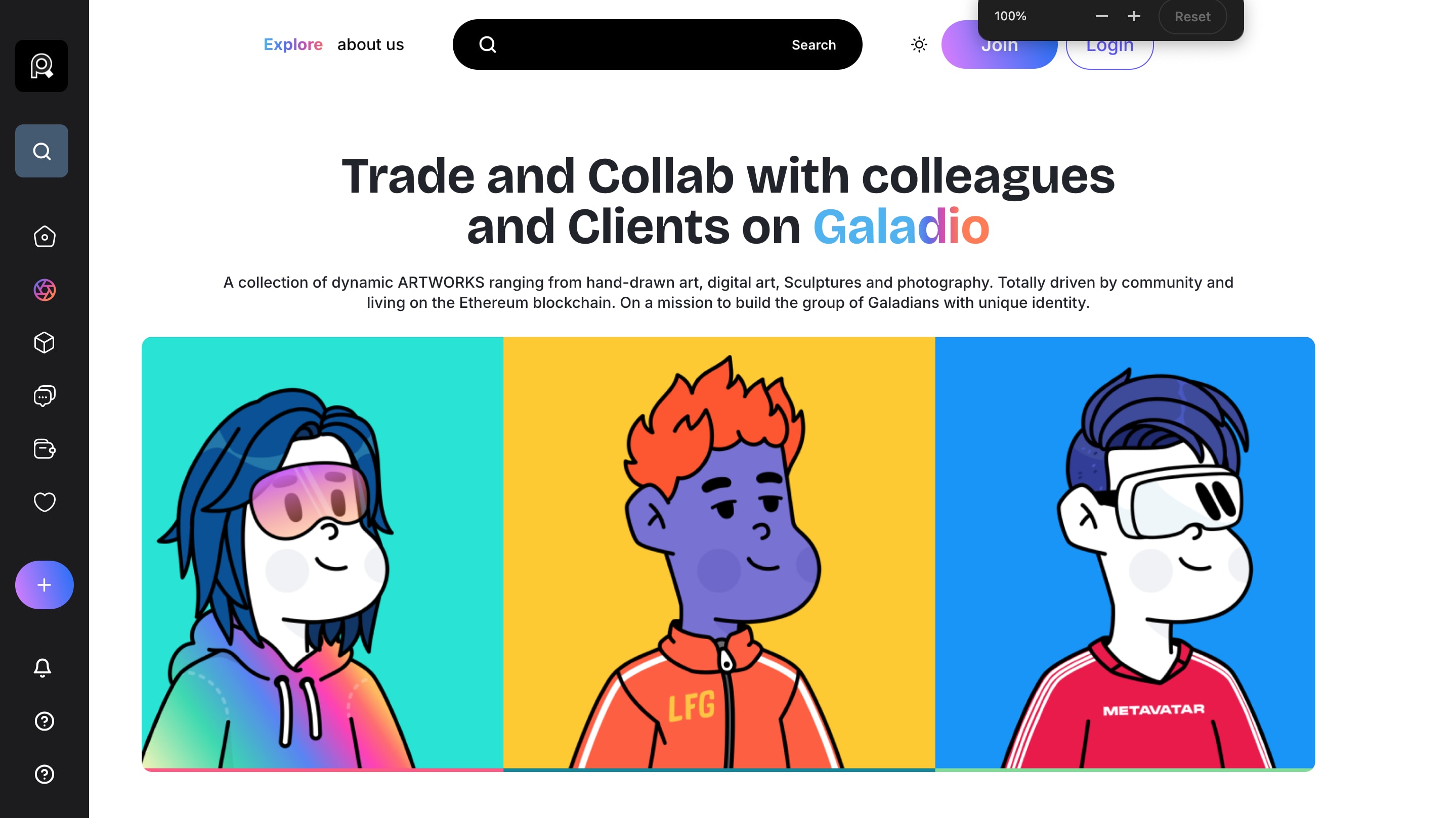 Galadio — project hero