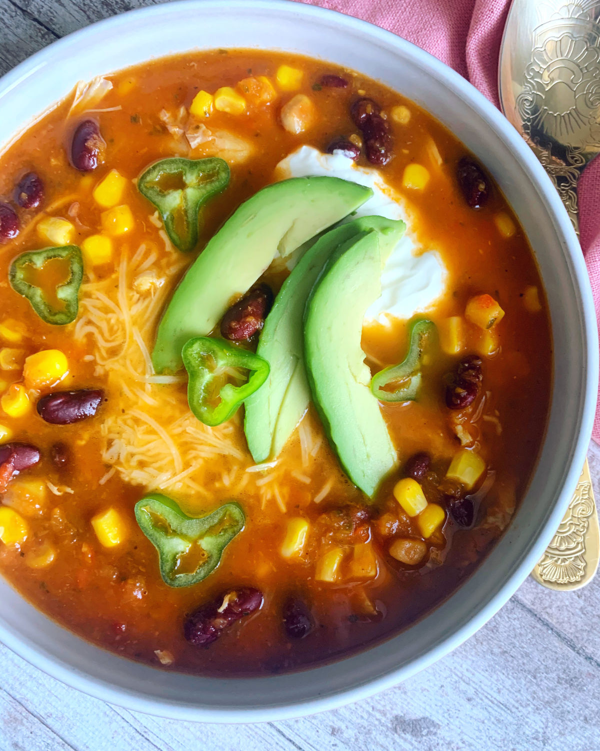 Soupe mexicaine au poulet