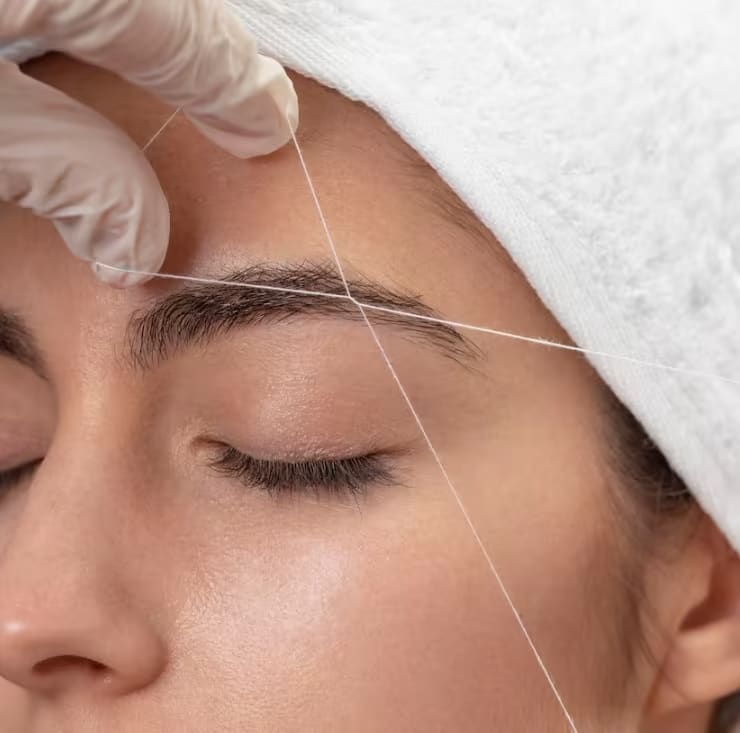 Depilação Sobrancelhas Com Linha